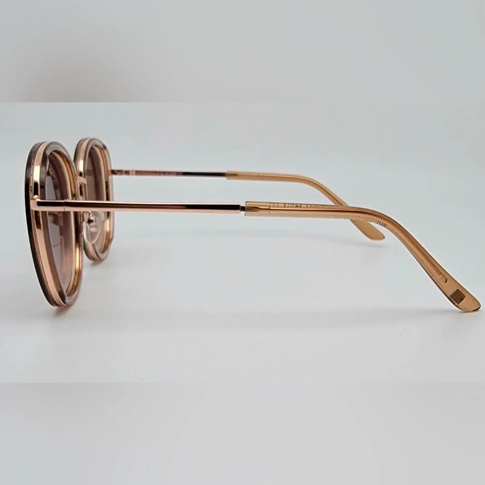 Tommy Hilfiger May‎ WM OL502 0063262011 Rose Gold Brown Gradient Lens Sunglasses
